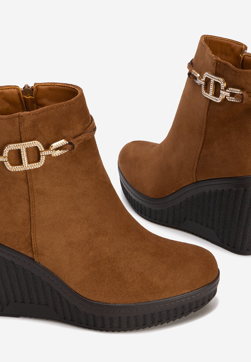 Charlet v3 camel telitalpú platform bokacsizma