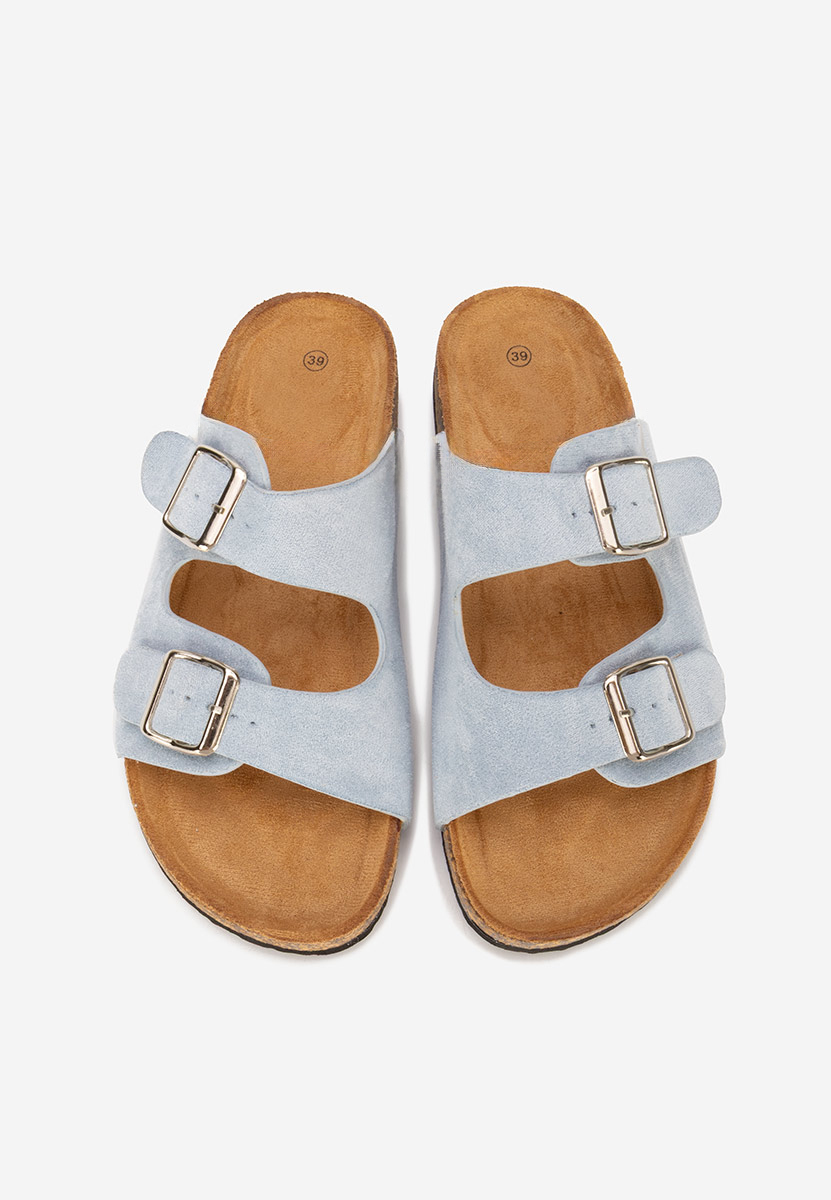 Evet szürke női papucs