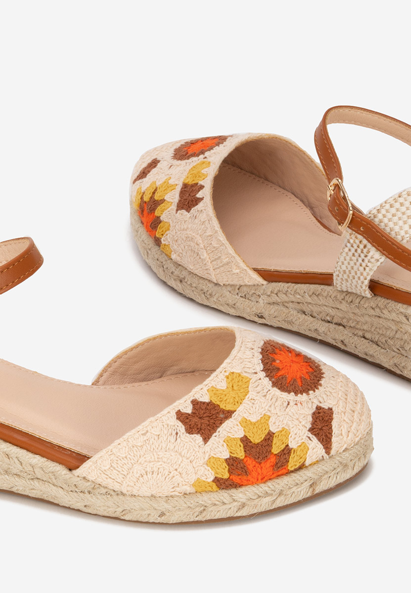 Elioth bézs espadrilles szandál