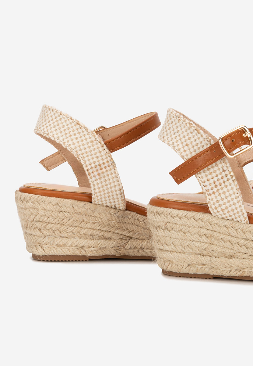 Elioth bézs espadrilles szandál