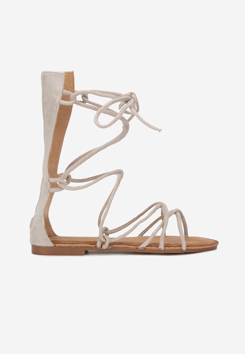 Judia szürke gladiátor szandál