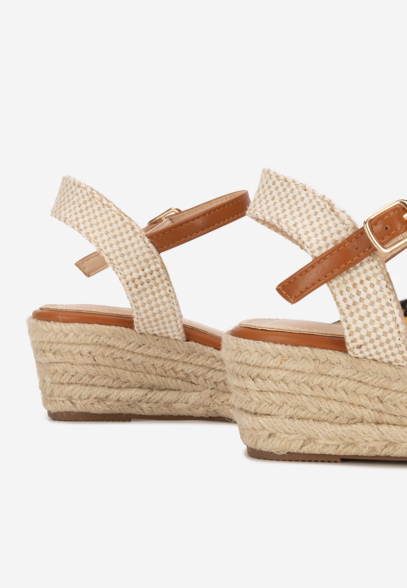 Elioth fekete espadrilles szandál