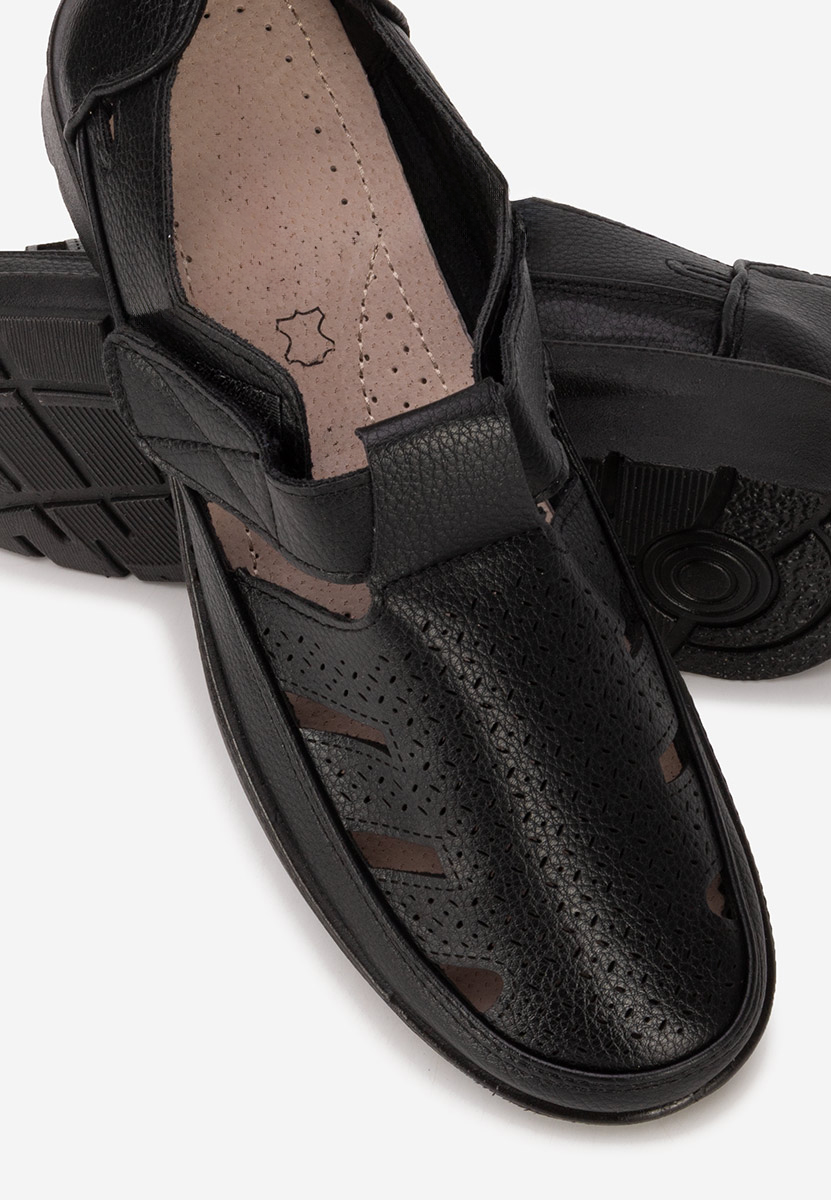 Gerania fekete espadrilles