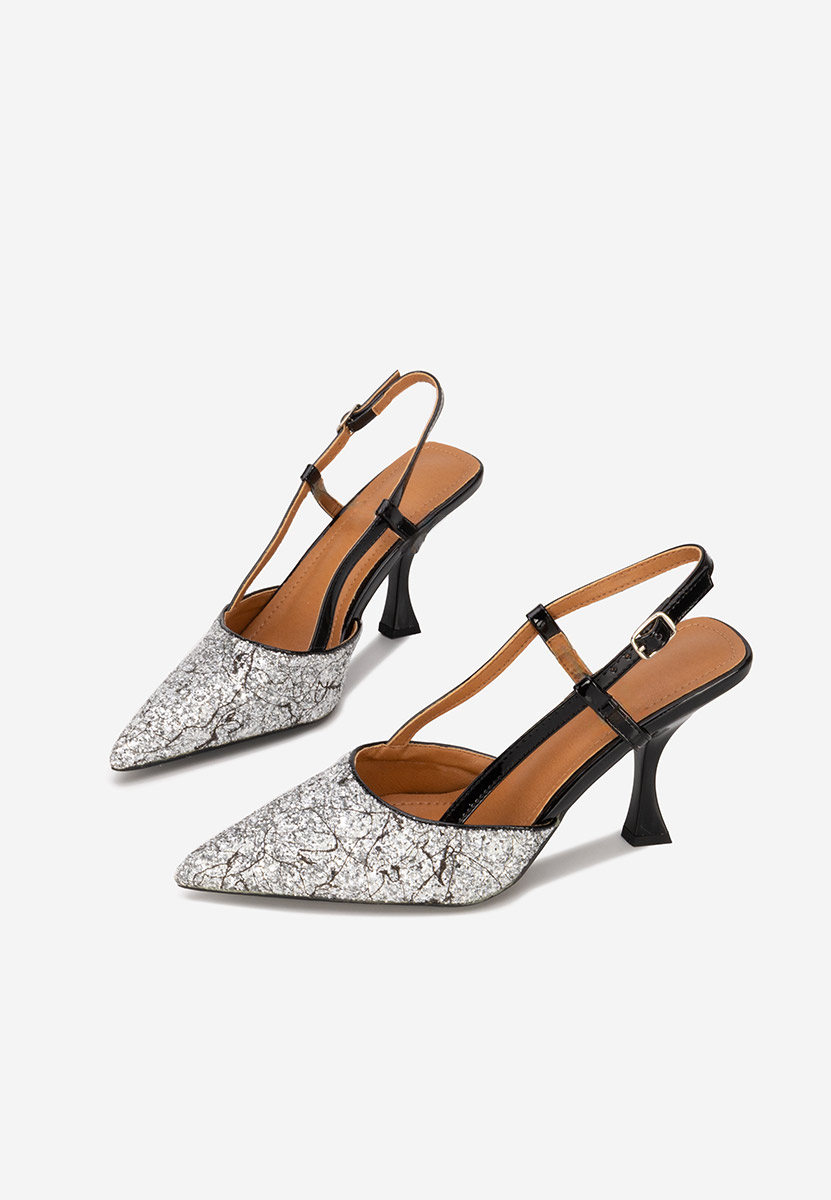 Elayne fekete tűsarkú cipő 