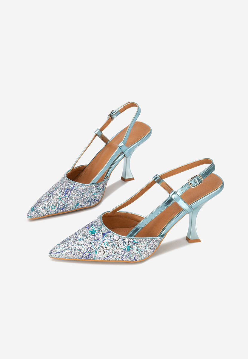 Elayne v2 kék tűsarkú cipő 