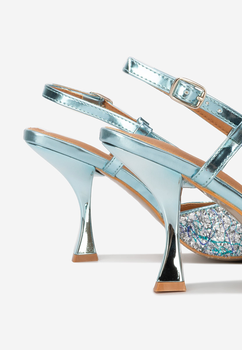 Elayne v2 kék tűsarkú cipő 