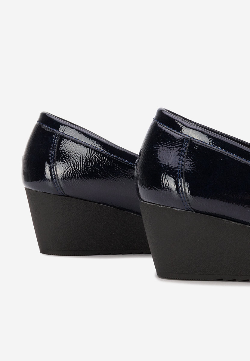 Saina tengerészkék platform mokaszín