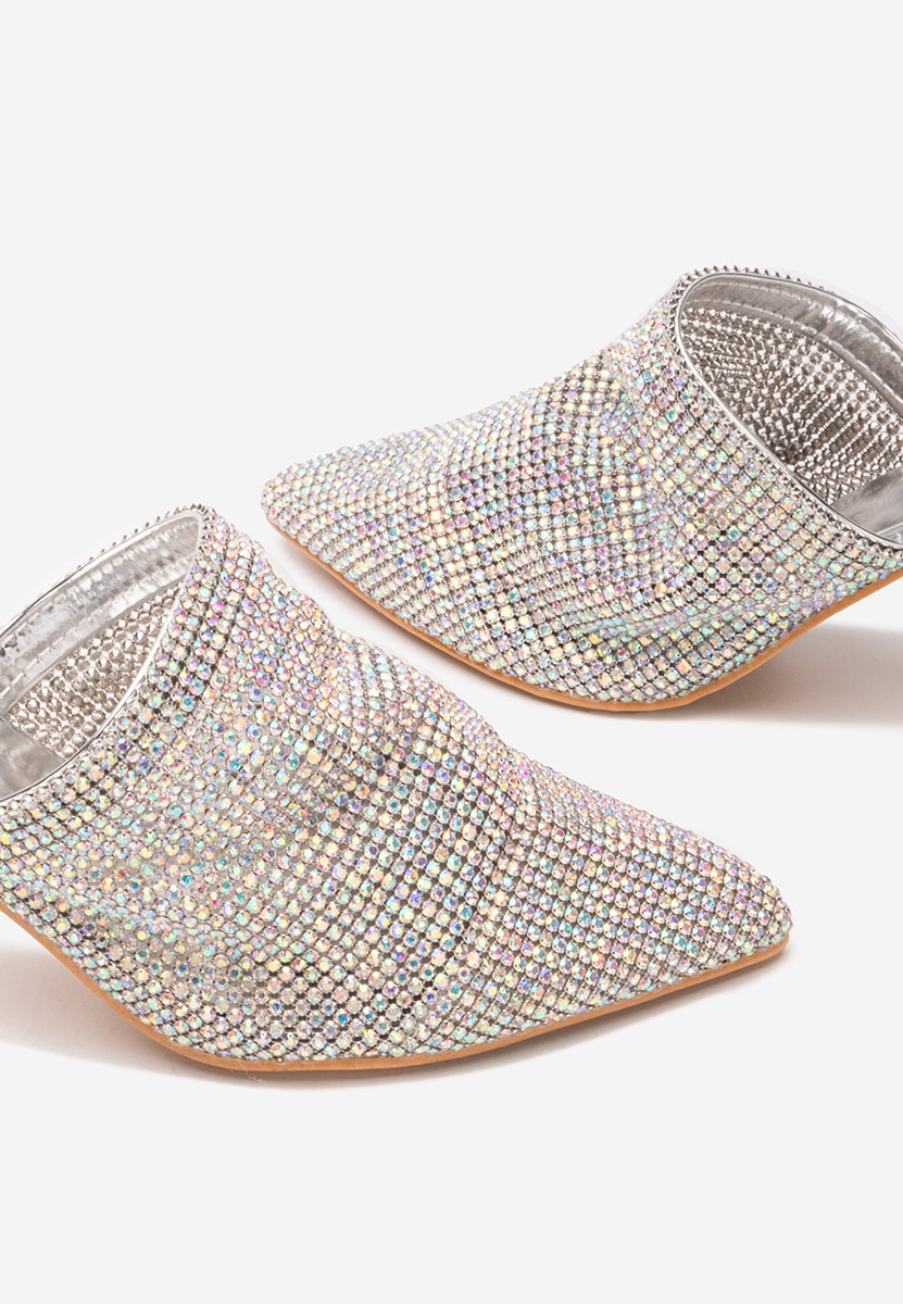 Vanelsa ezüst elegáns női papucsok