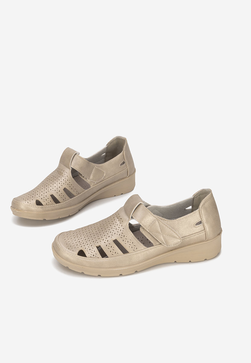 Gerania aranyszínü espadrilles