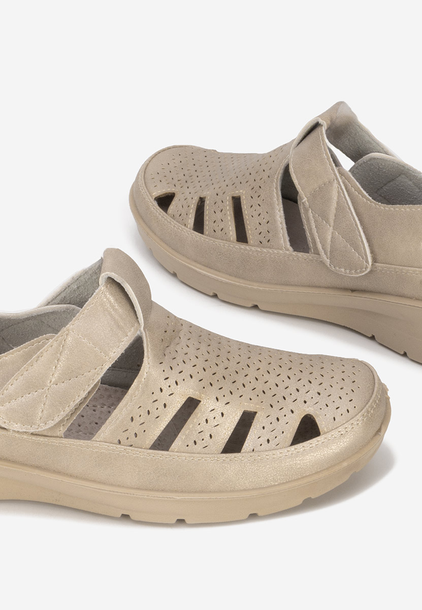 Gerania aranyszínü espadrilles