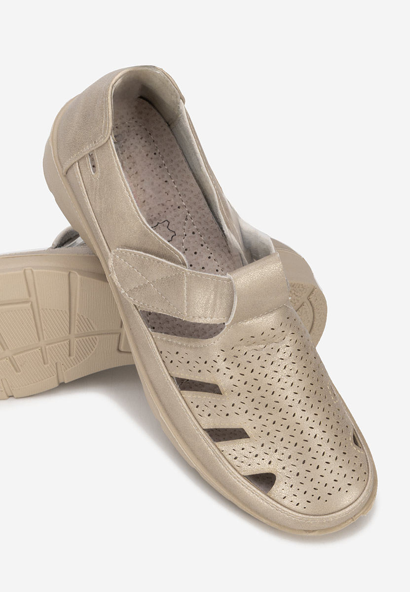 Gerania aranyszínü espadrilles
