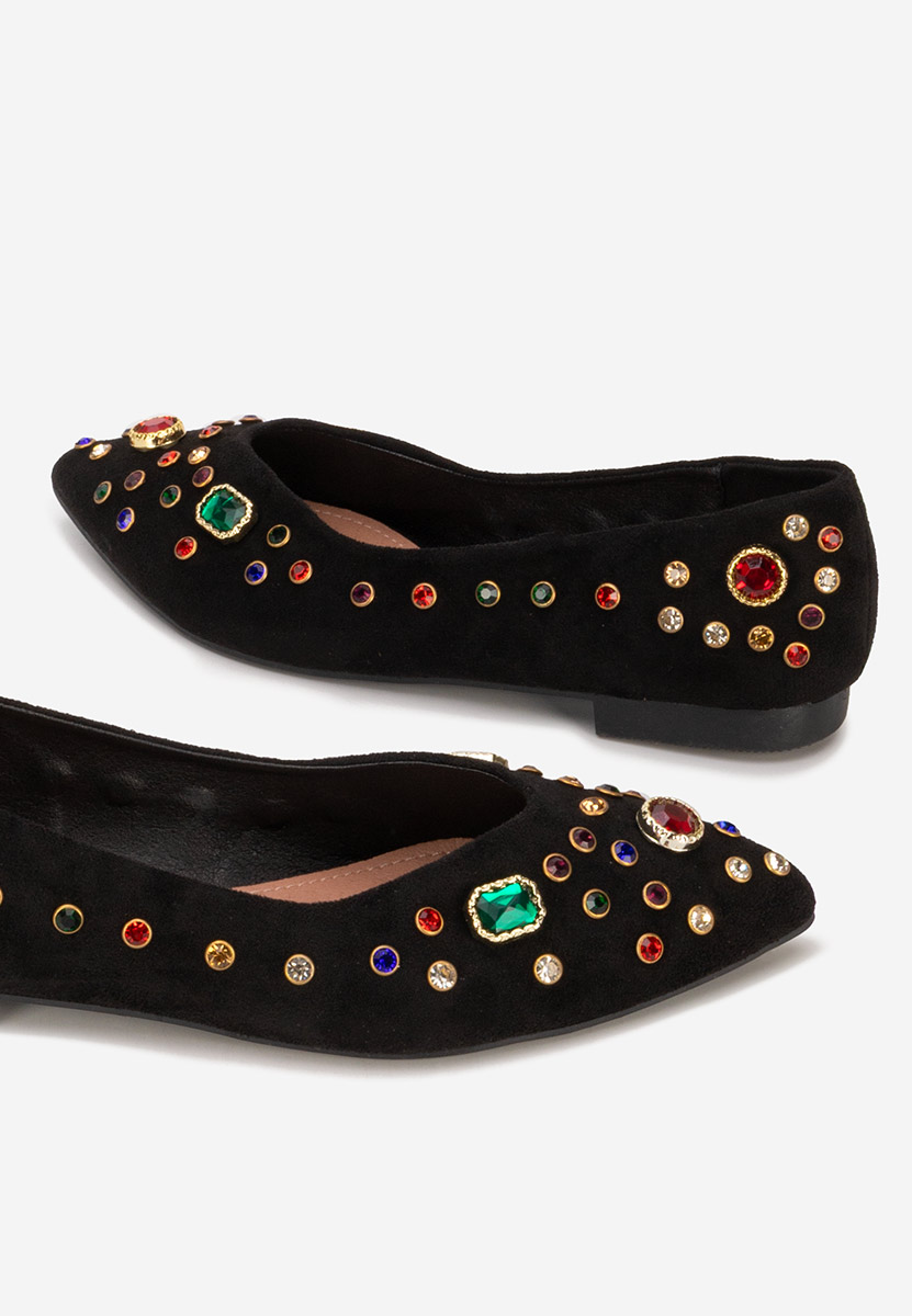 Fredricka fekete elegáns balerina 