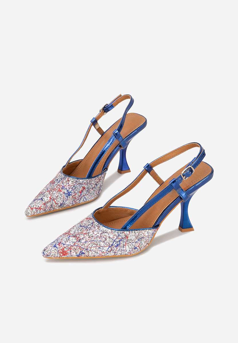 Elayne kék tűsarkú cipő 