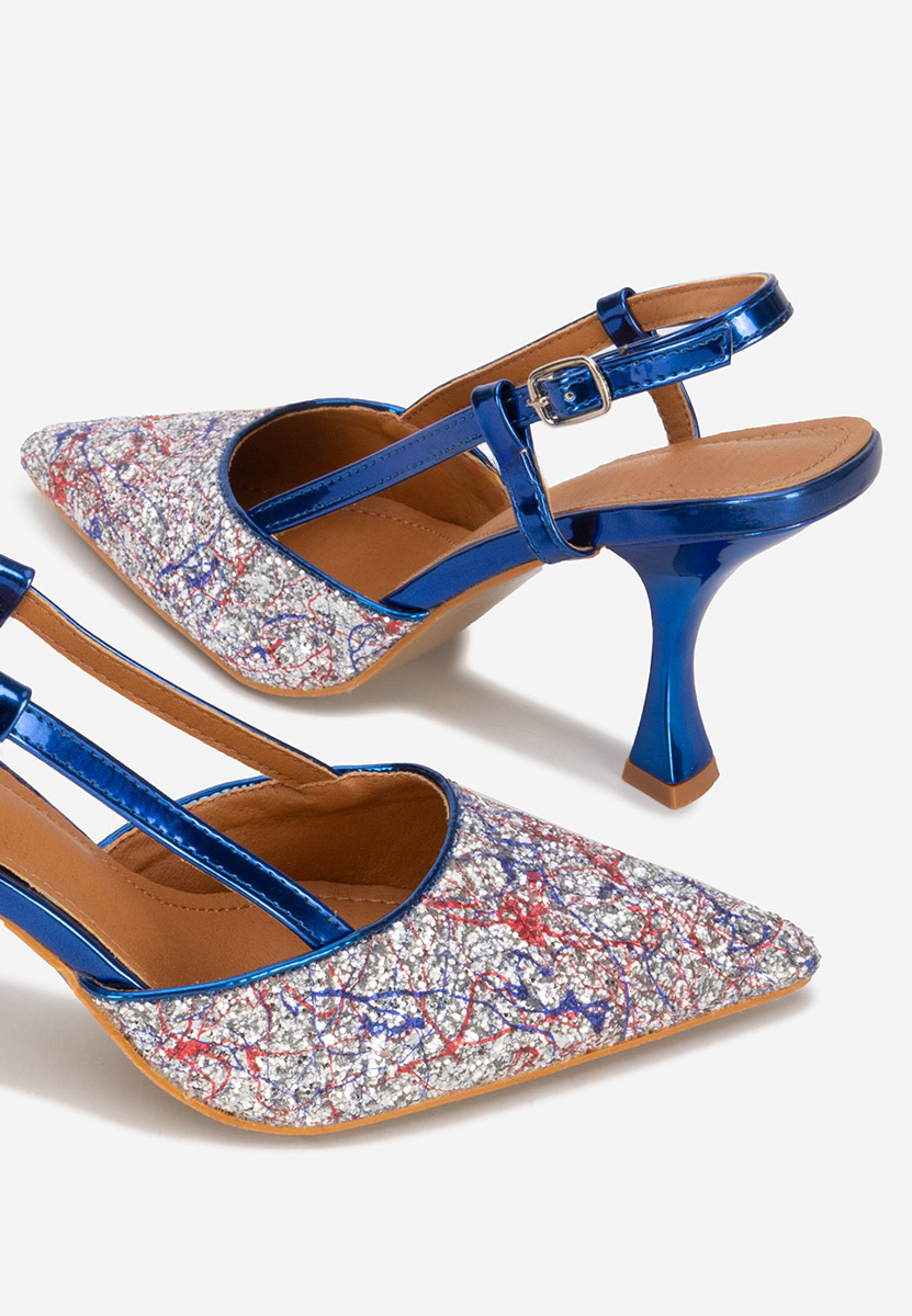 Elayne kék tűsarkú cipő 