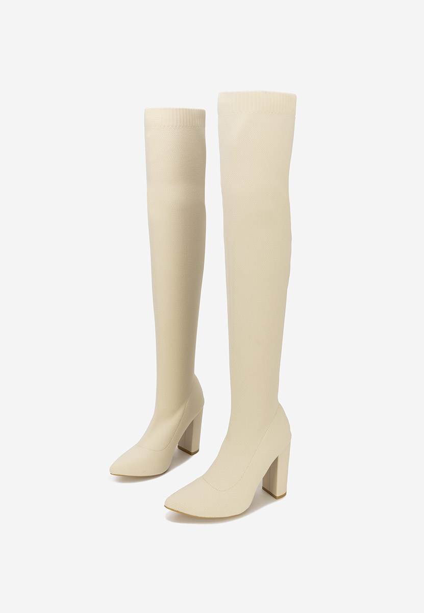 Herrera bézs combcsizma
