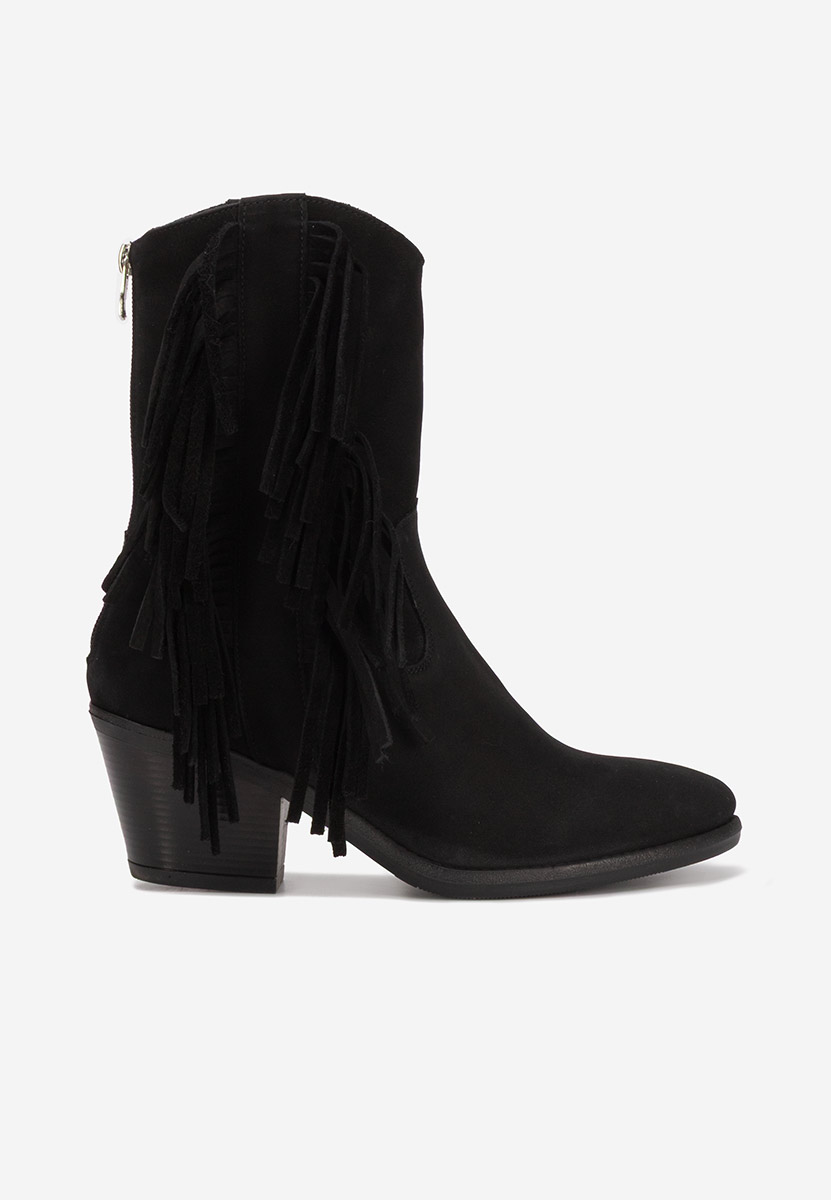 Janilia fekete cowboy csizma