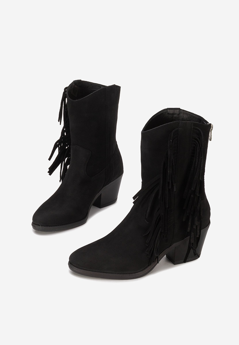 Janilia fekete cowboy csizma