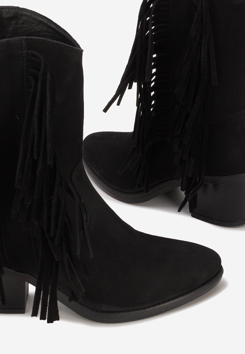 Janilia fekete cowboy csizma