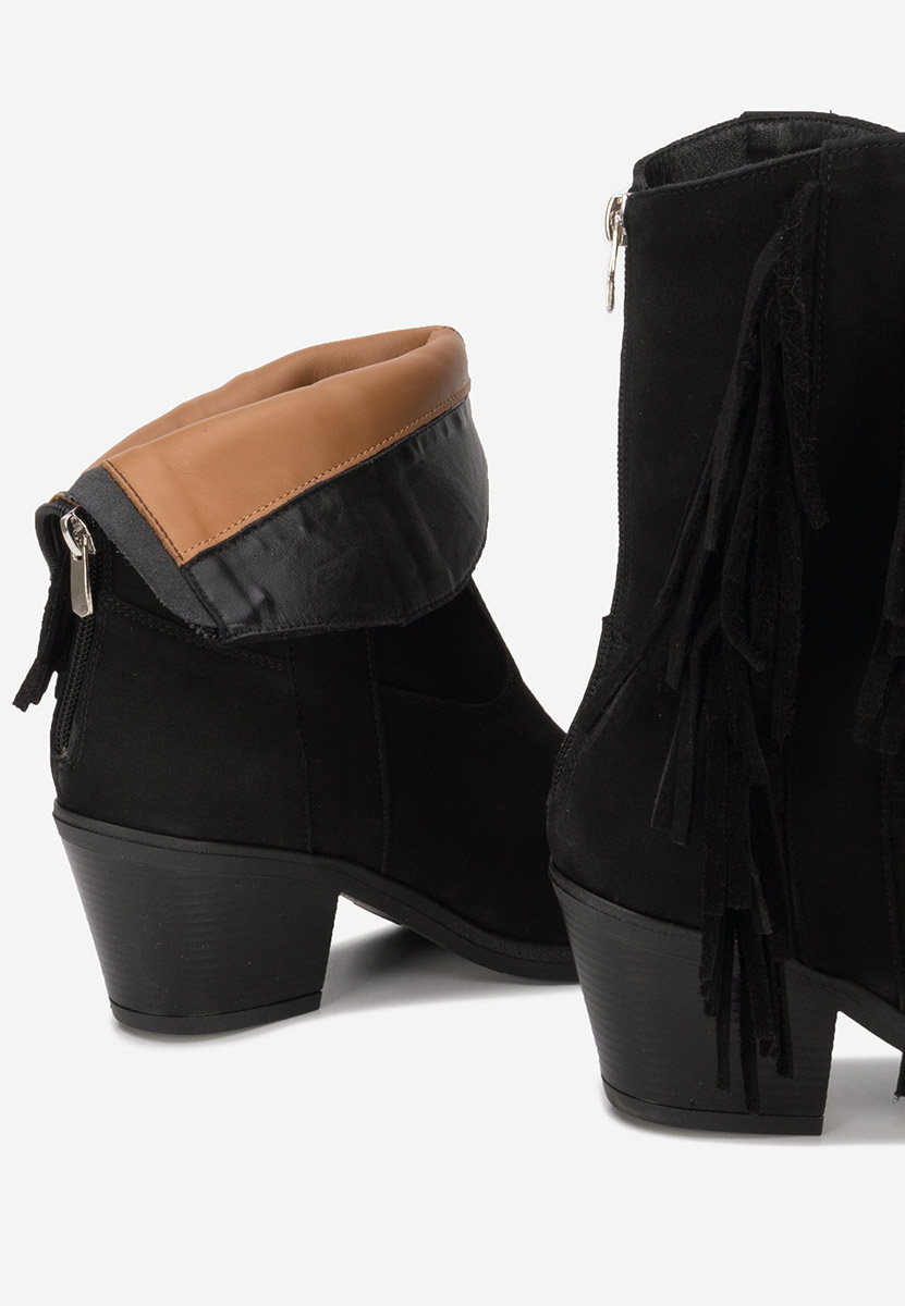 Janilia fekete cowboy csizma