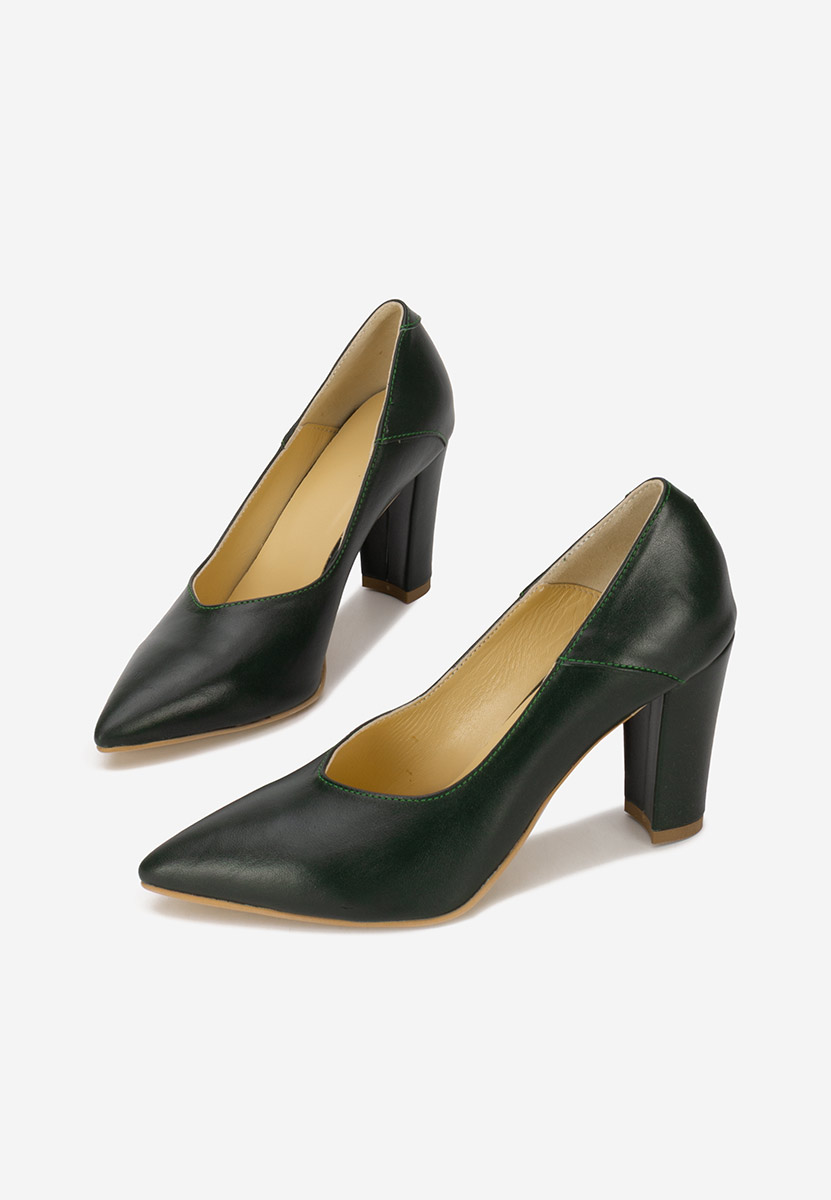 Catania zöld bőr félcipő