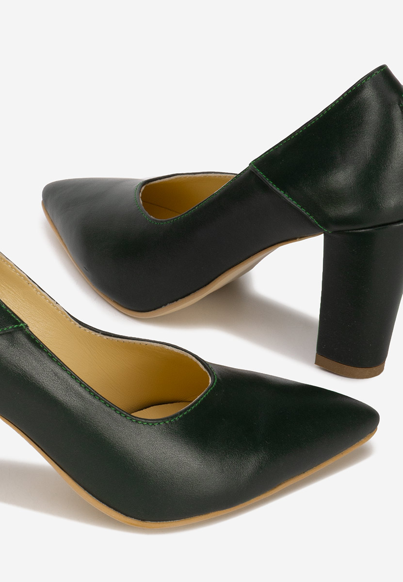 Catania zöld bőr félcipő