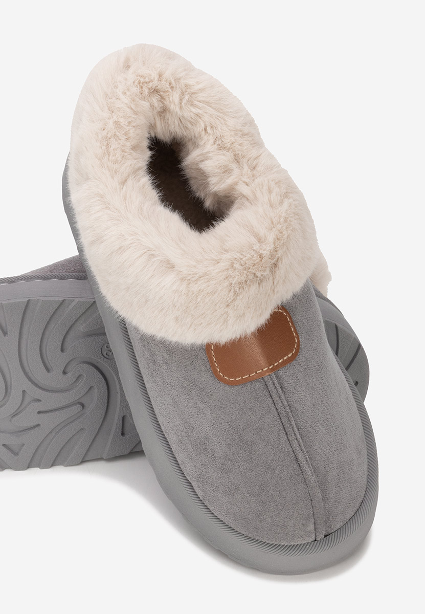 Elarva szürke telitalpú platform bokacsizma