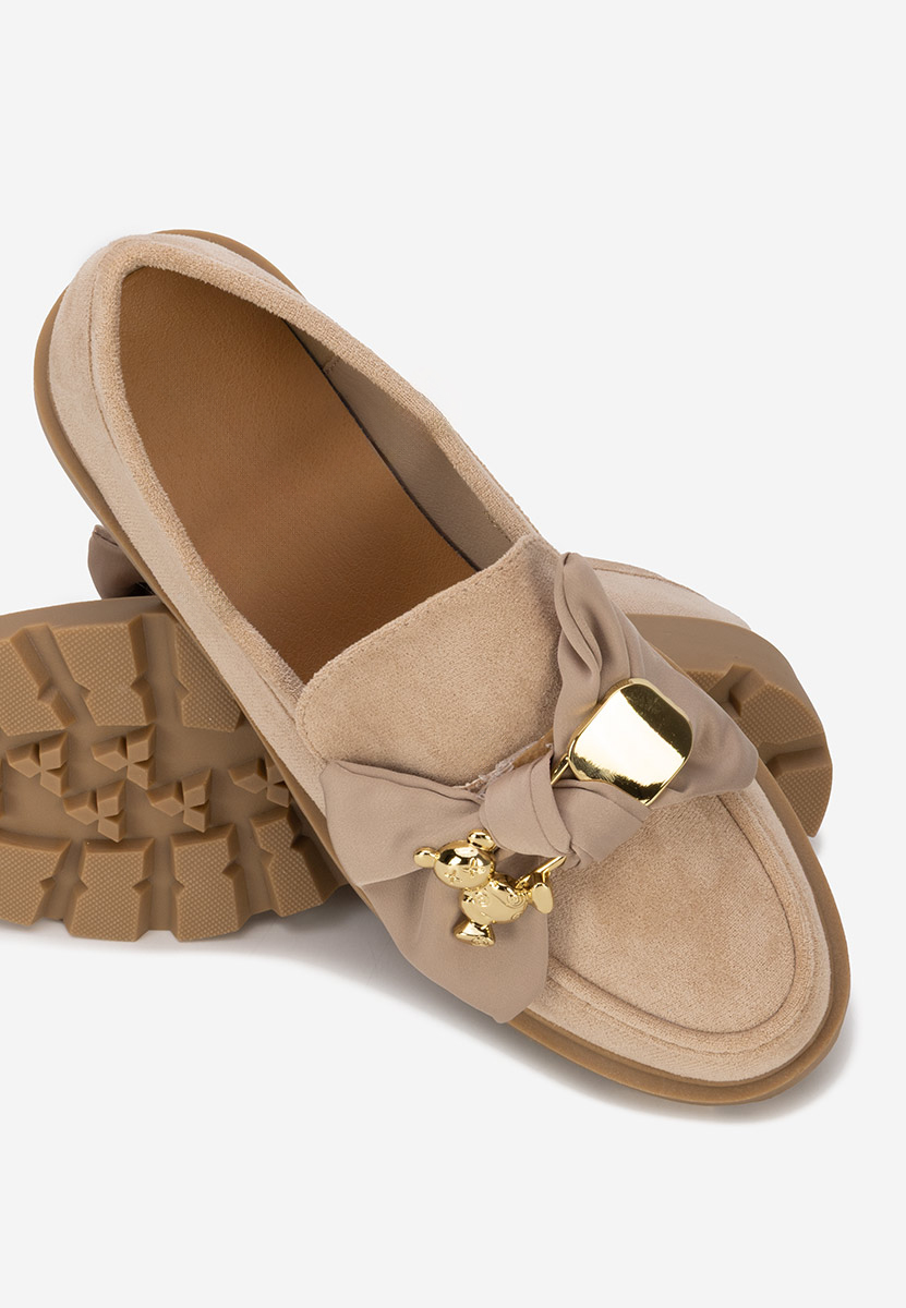 Desana khaki női telitalpú mokaszín