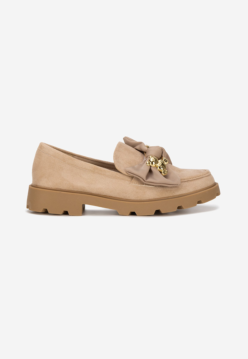 Desana khaki női telitalpú mokaszín