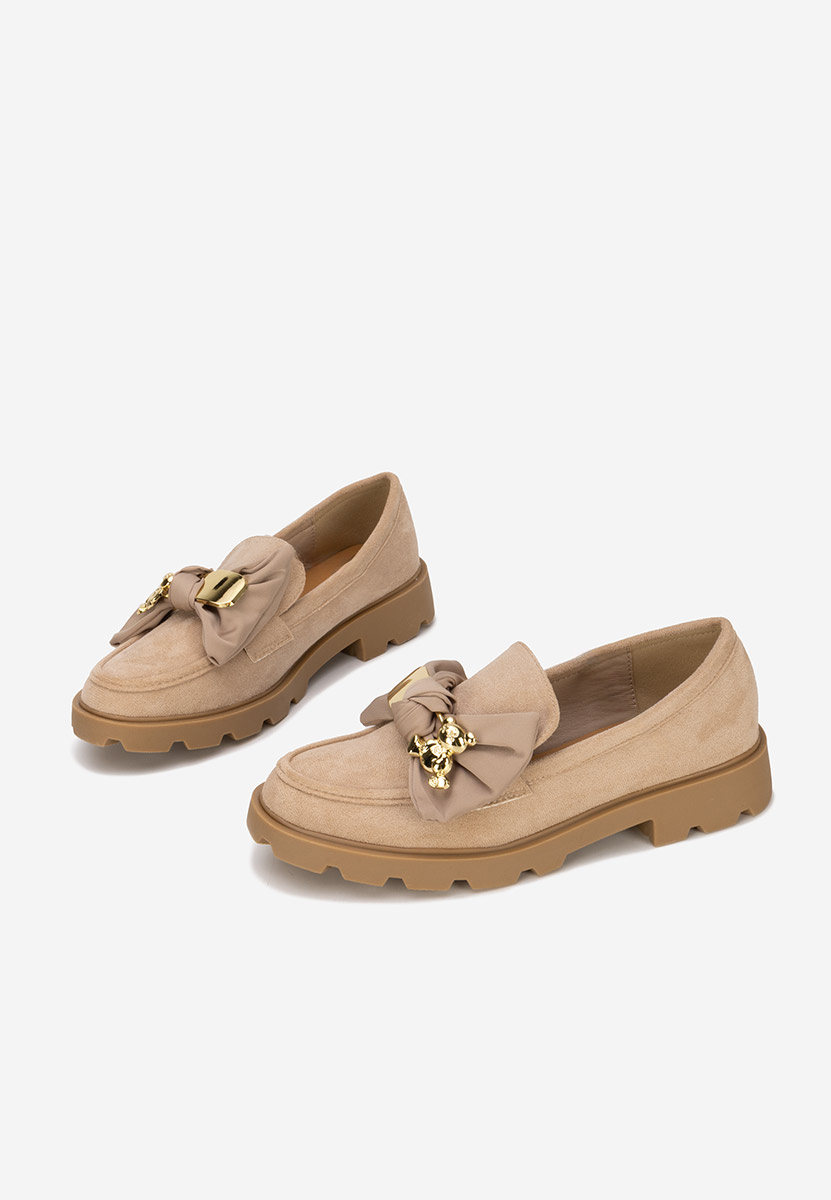 Desana khaki női telitalpú mokaszín