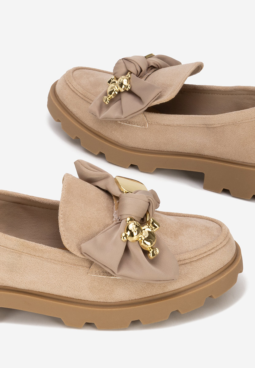 Desana khaki női telitalpú mokaszín