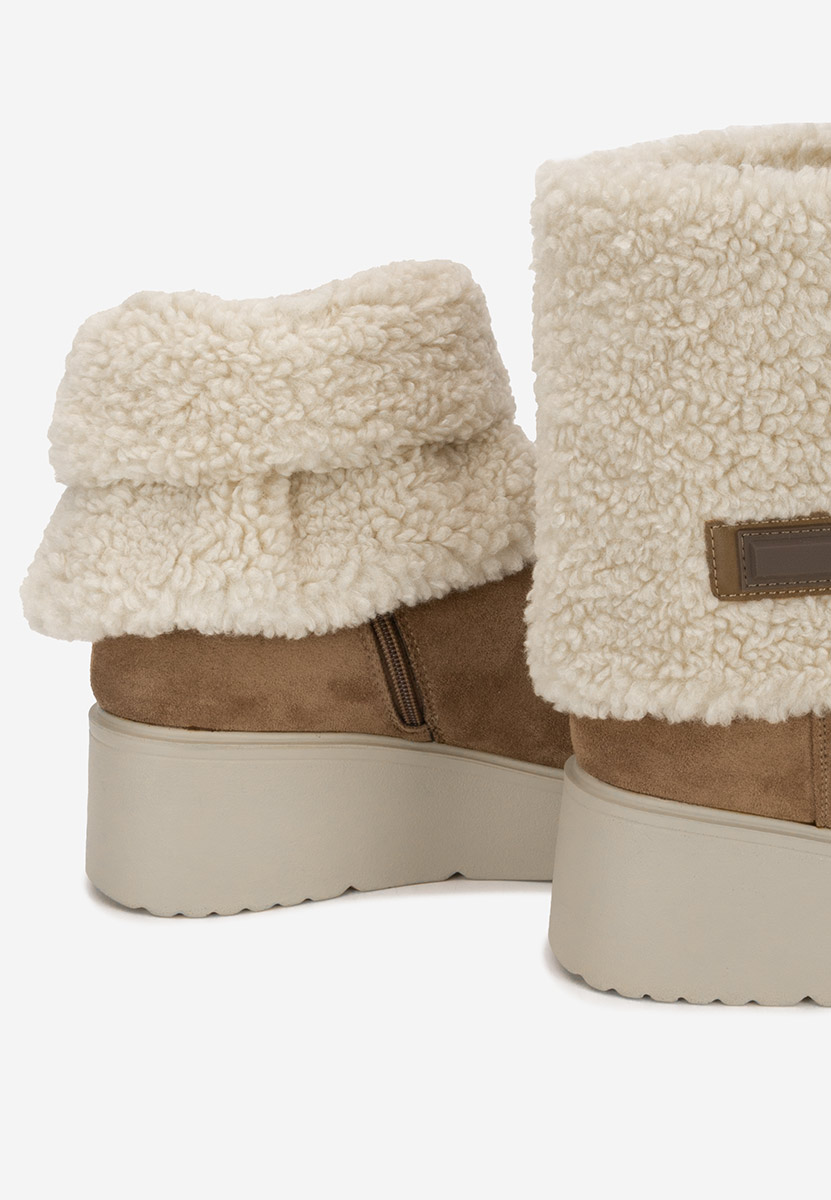 Galtea v2 khaki meleg női csizma 