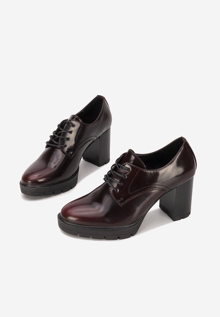 Pluvina borvörös női alkalmi cipő