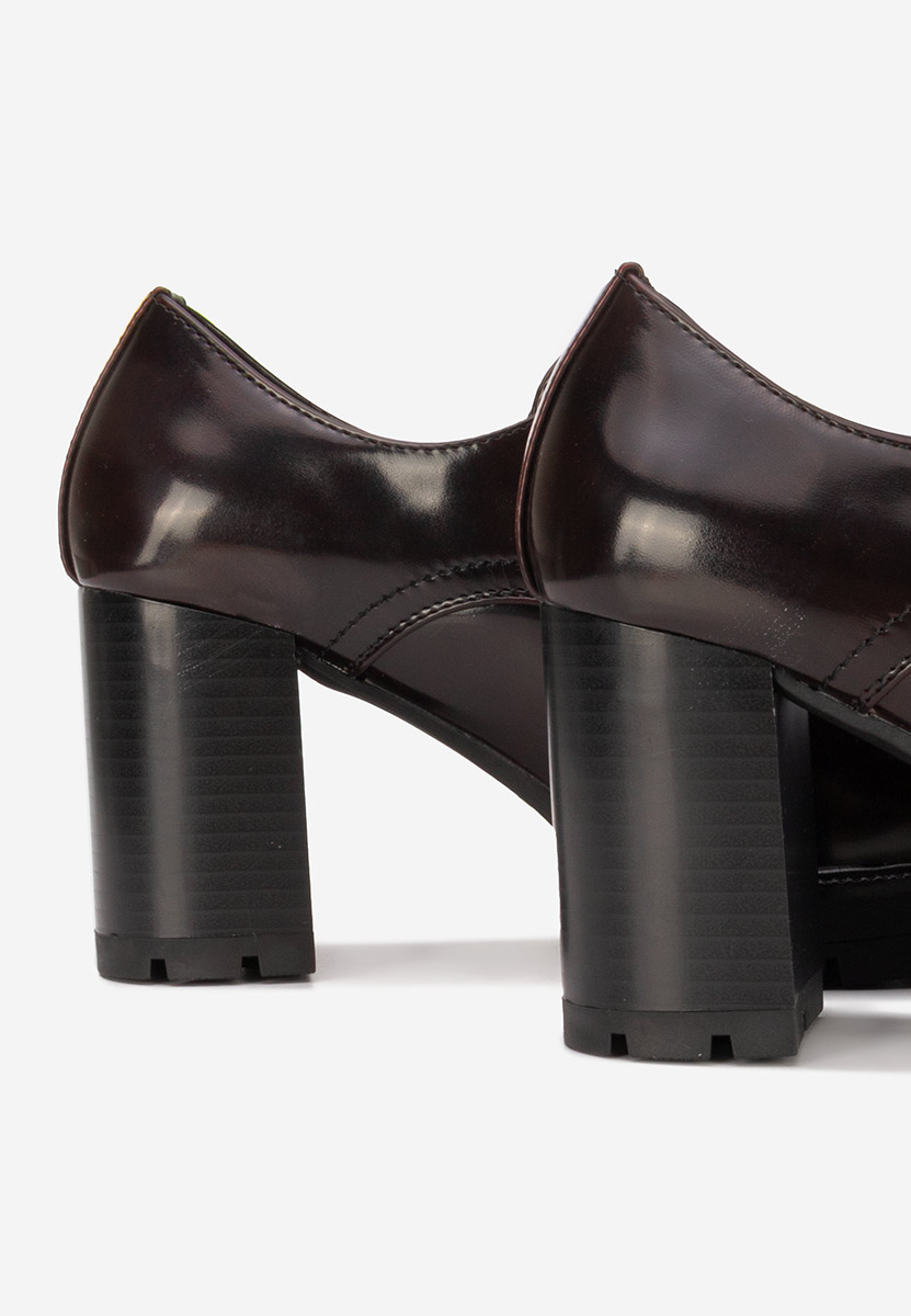 Pluvina borvörös női alkalmi cipő