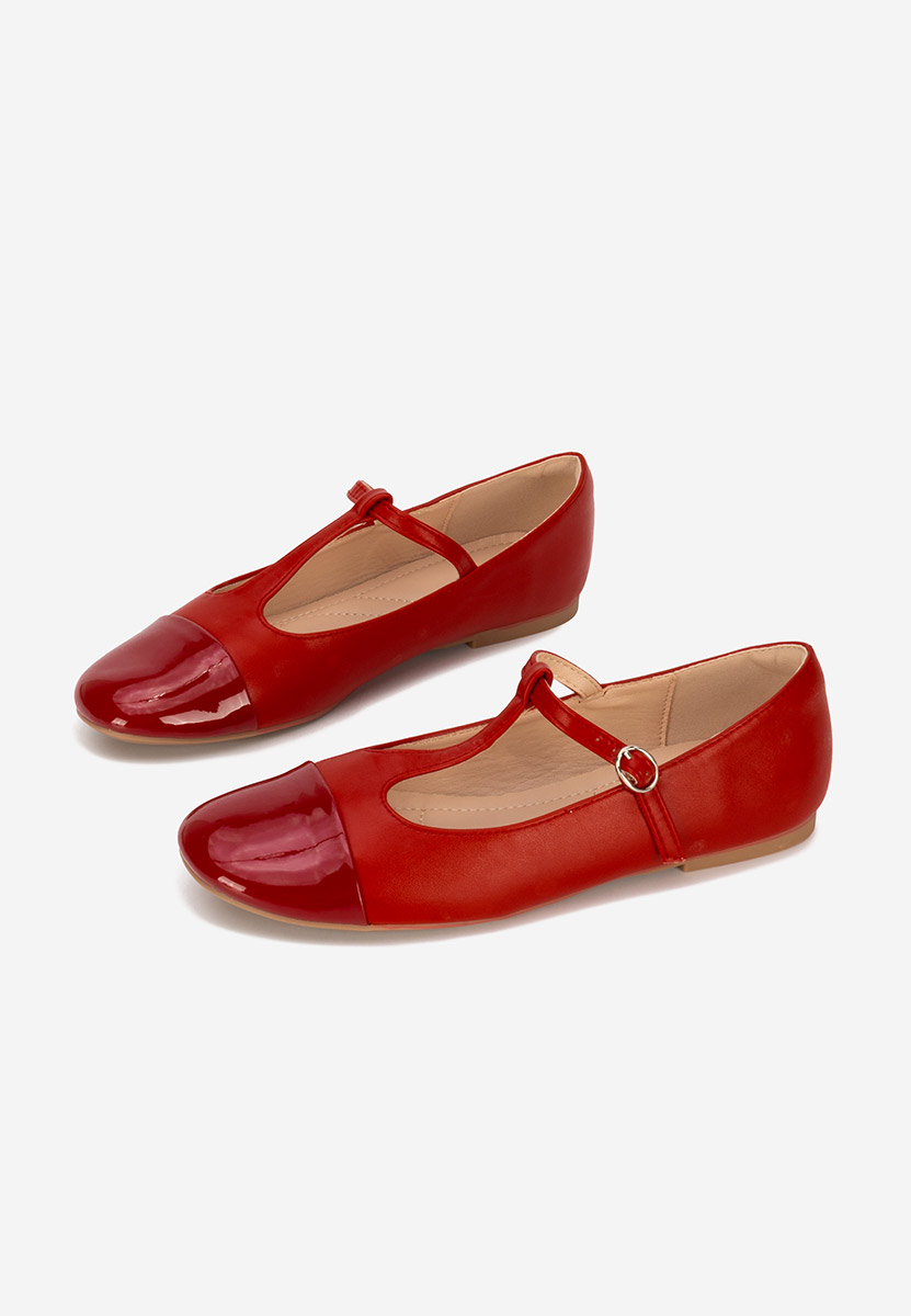 Nubina piros női balerina