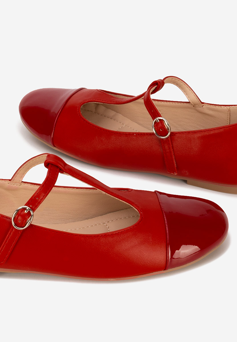 Nubina piros női balerina