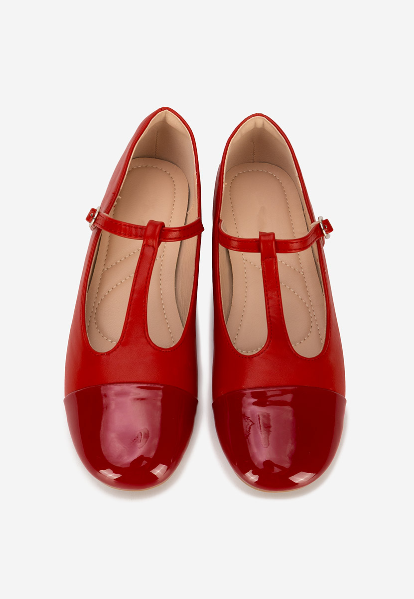 Nubina piros női balerina