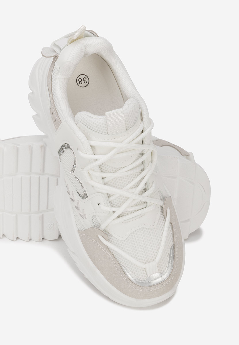Launa fehér platform sneaker cipő 