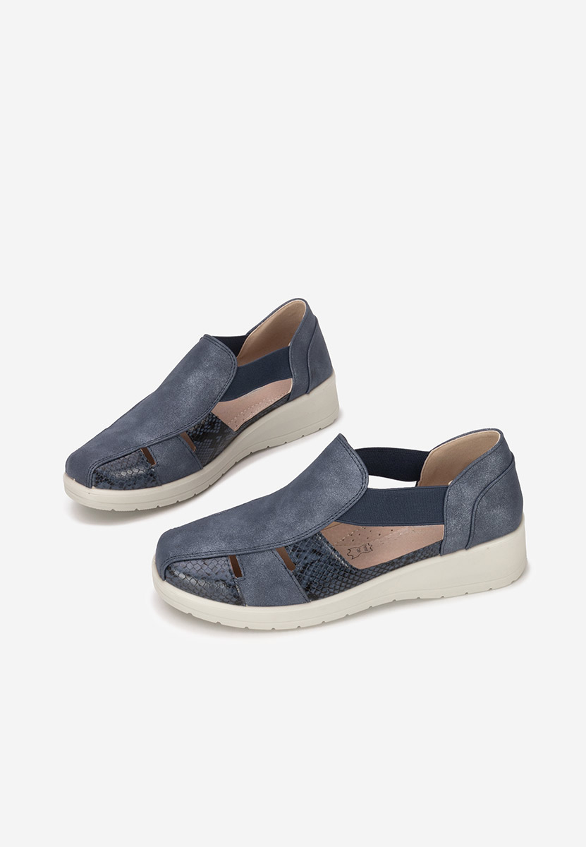 Grazyna tengerészkék női espadrilles