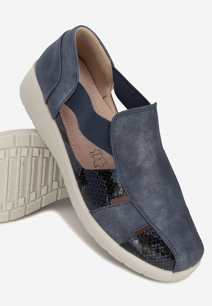 Grazyna tengerészkék női espadrilles