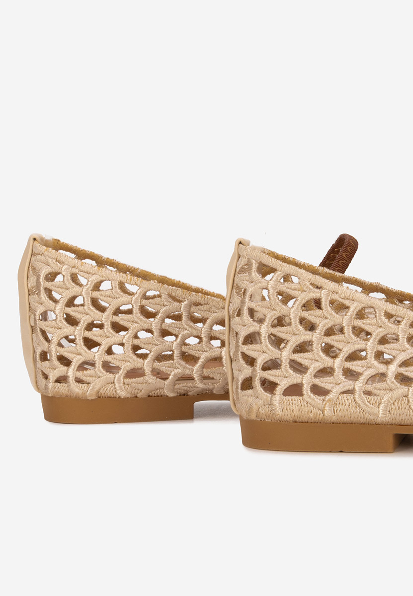 Audry khaki női balerina