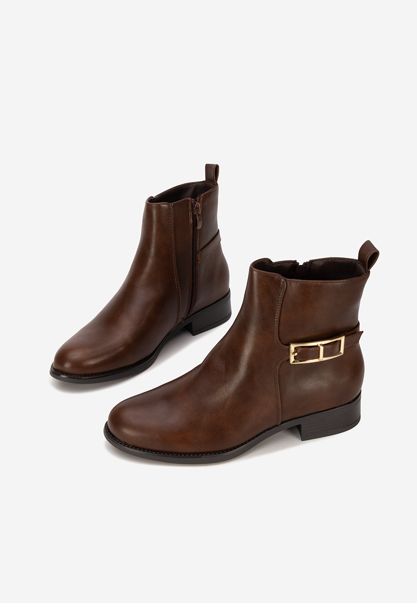 Acadia barna női bokacsizma