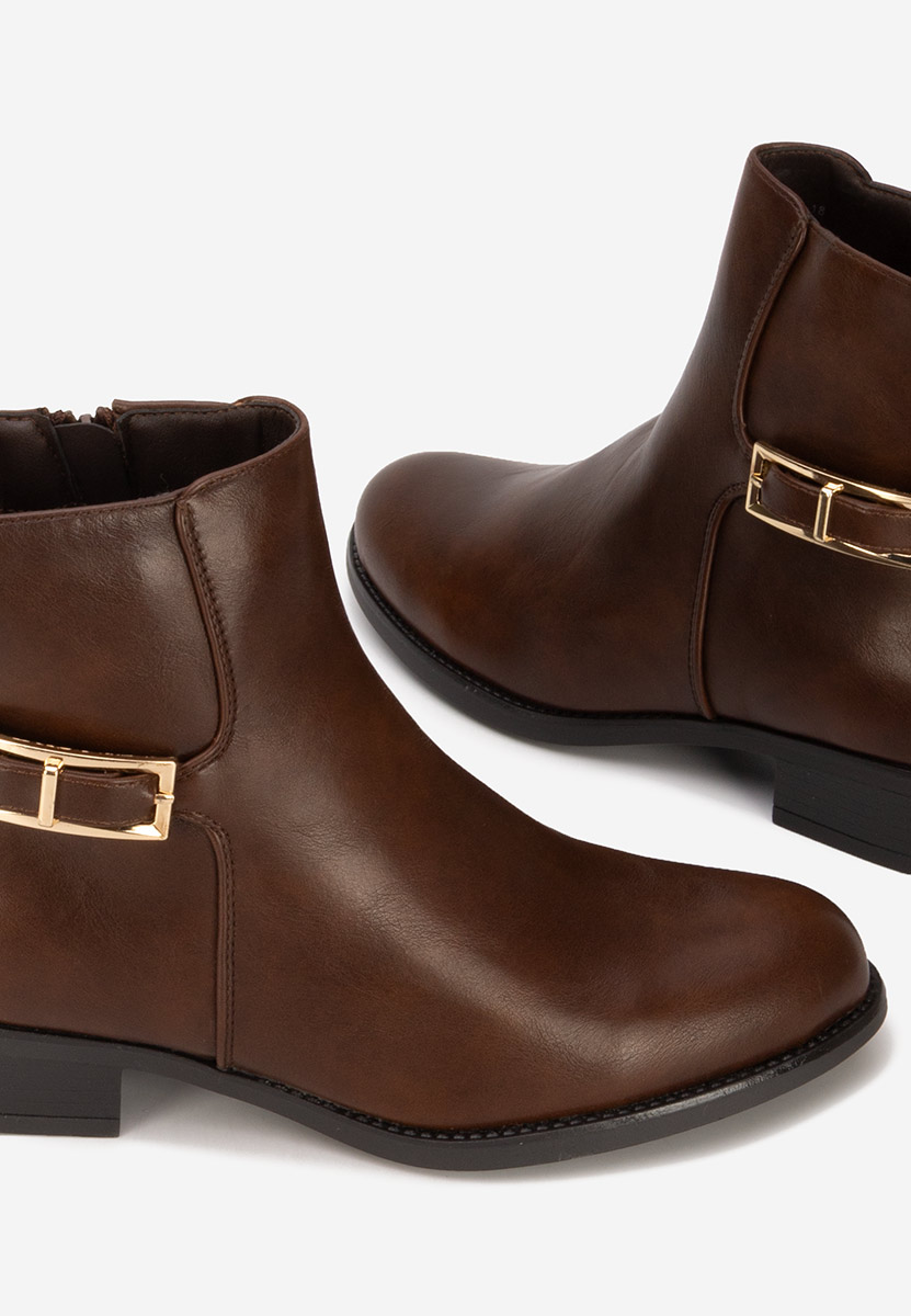 Acadia barna női bokacsizma