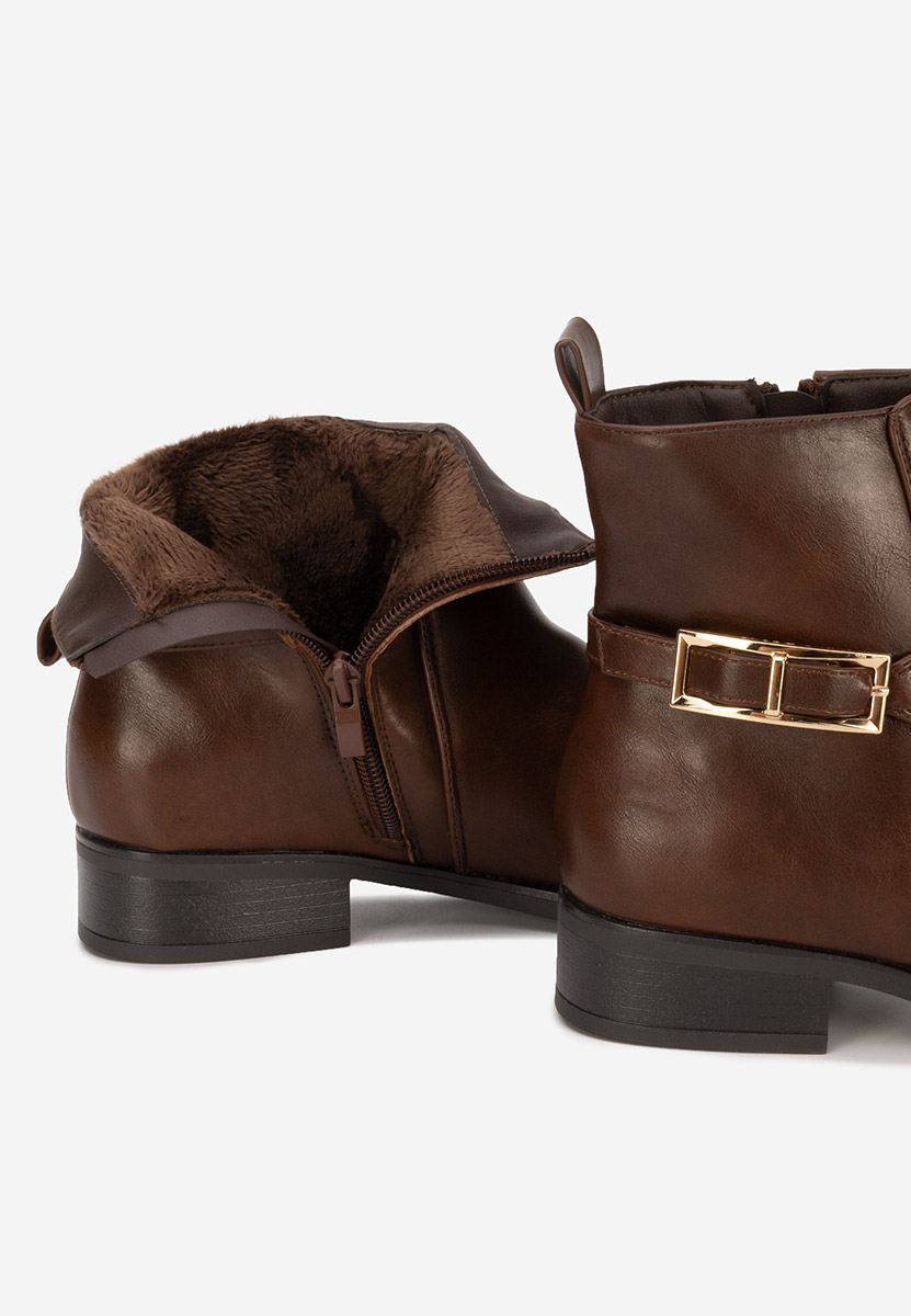 Acadia barna női bokacsizma