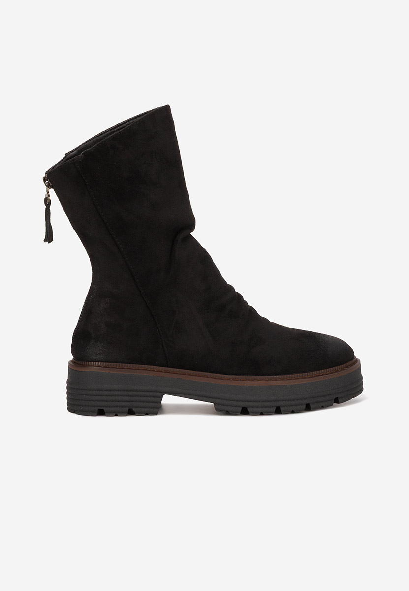 Tavresa fekete rövid szárú csizma