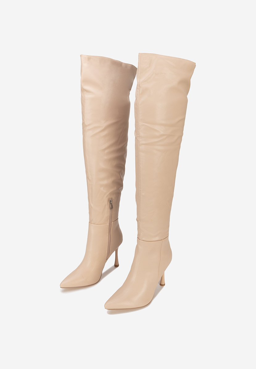 Monica bézs combcsizma