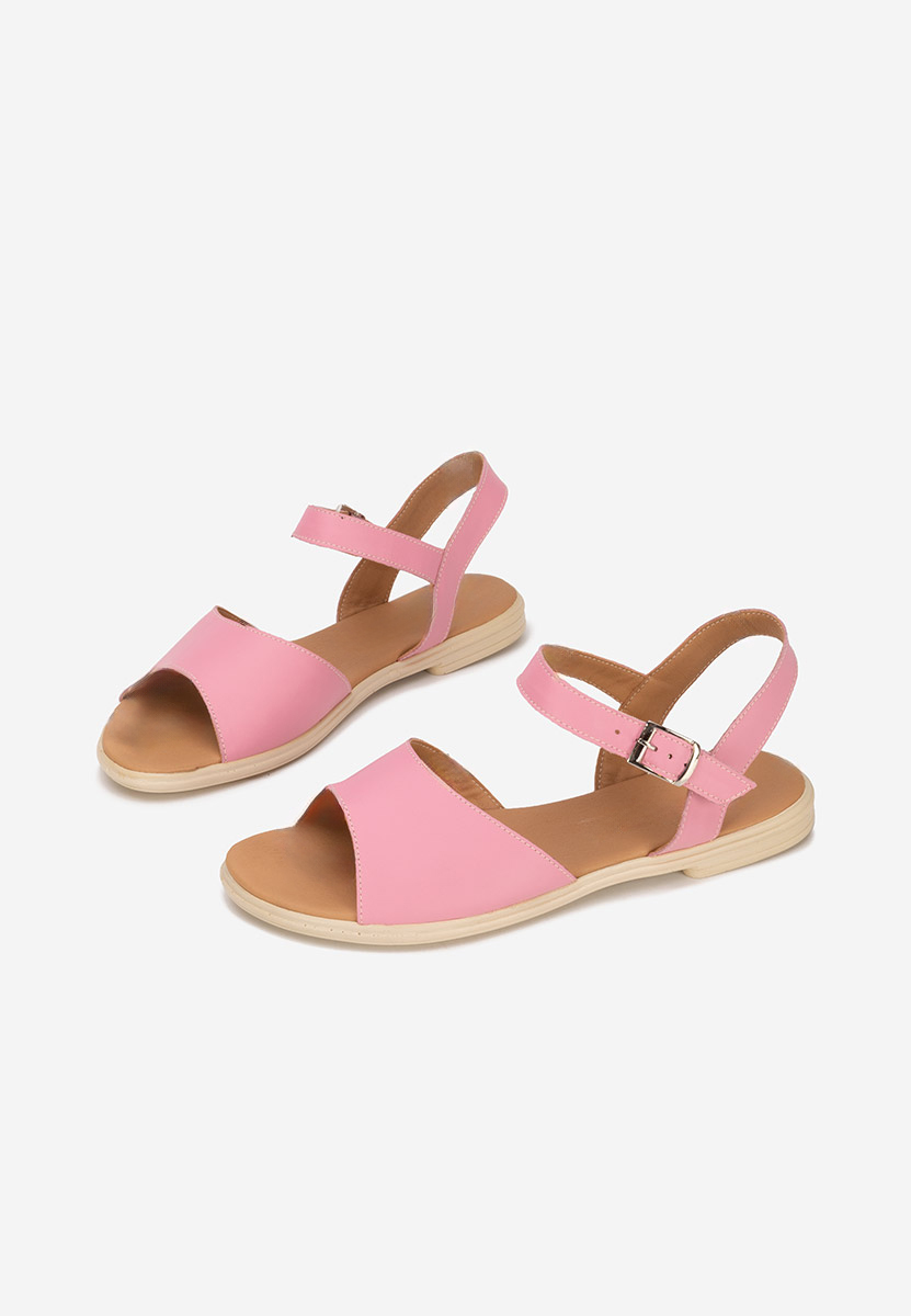 Viadana fuxia bőr szandálok