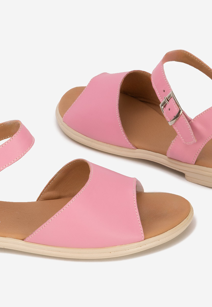 Viadana fuxia bőr szandálok