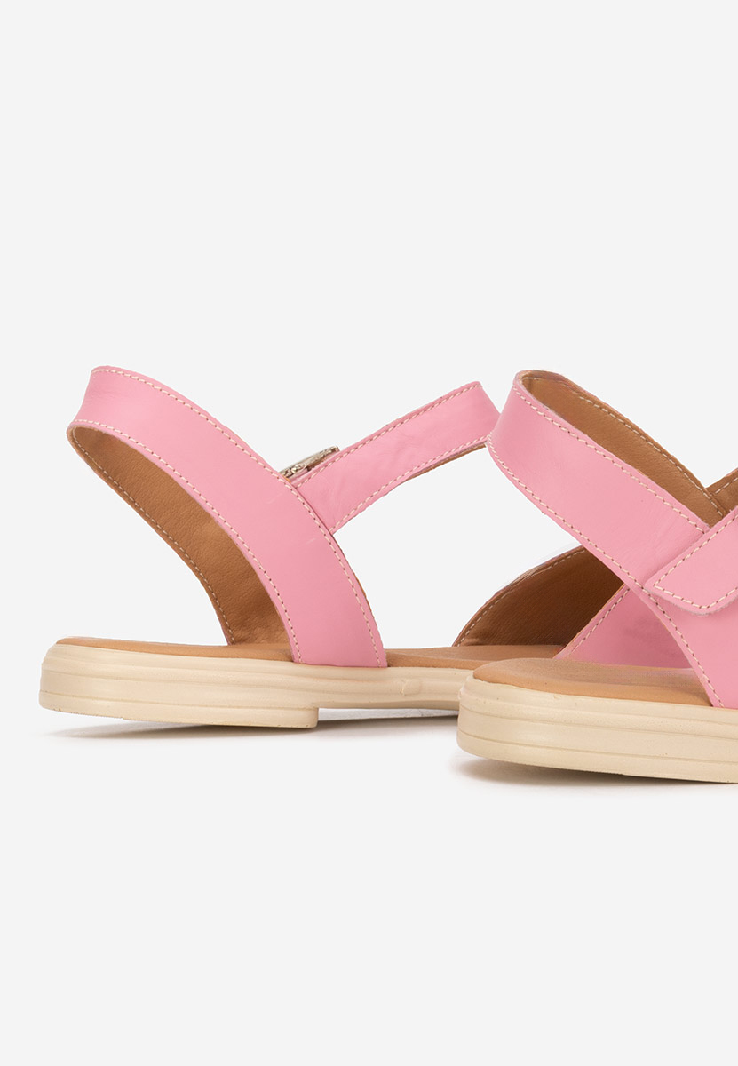 Viadana fuxia bőr szandálok