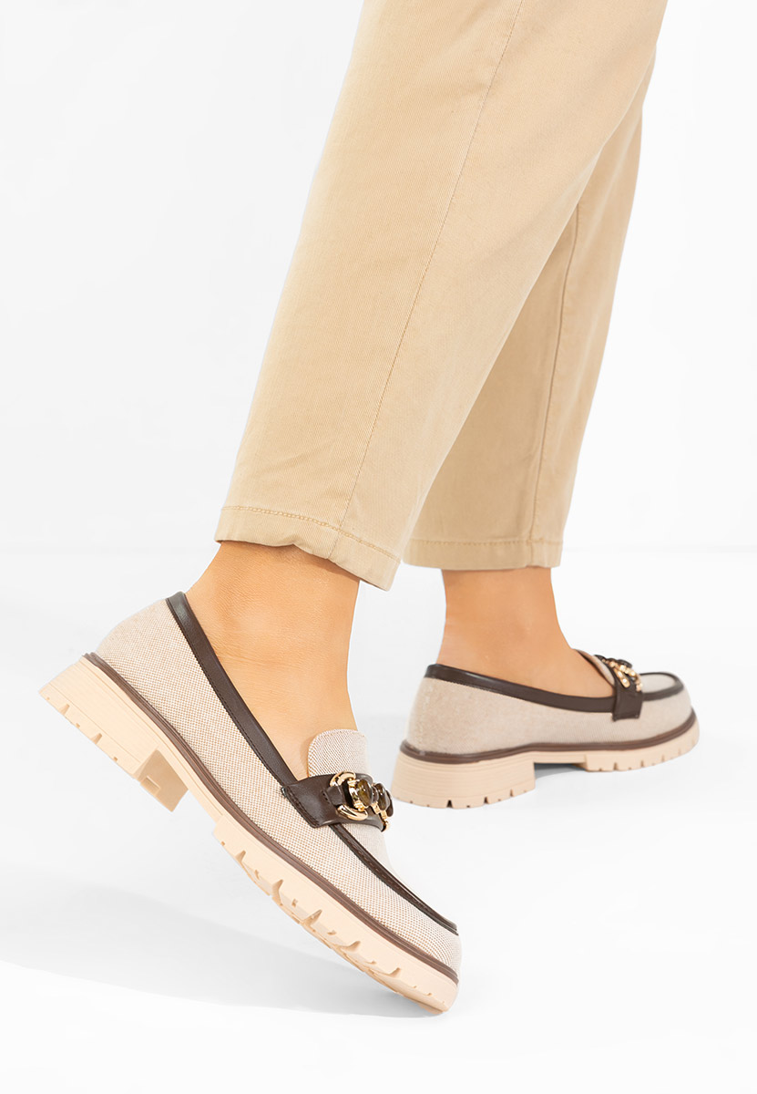 Amberlin börszínü női mokaszin