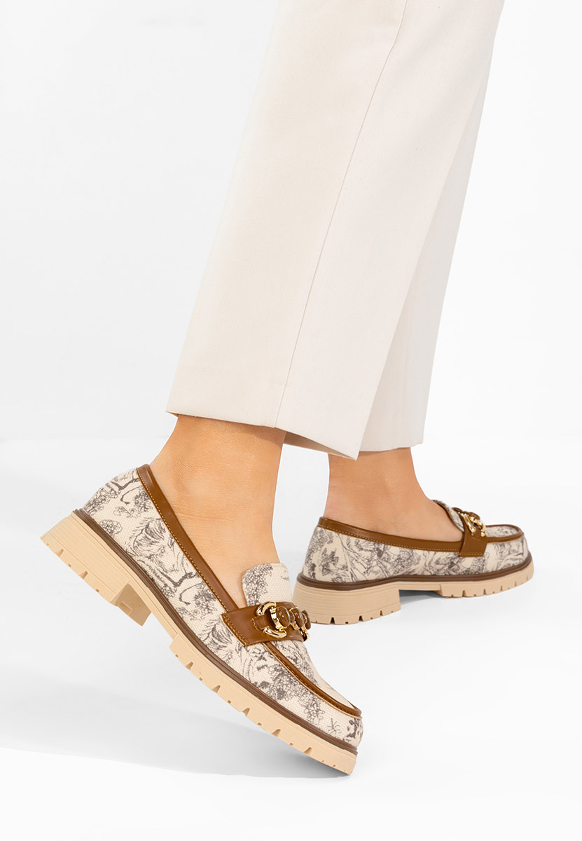 Amberlin camel női mokaszin